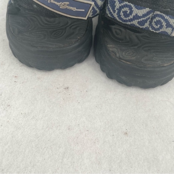 MAUI and Sons Women’s Hana Thick Strap Sandals Black/Blue size: 7 - Picture 8 of 10